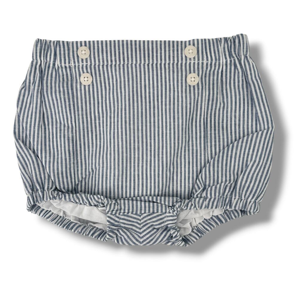 Edgehill Collection Kristin Ellen Hockman Felix Shorts Sz Newborn Linen